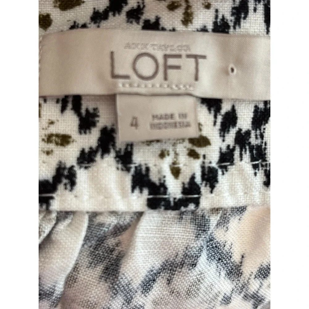 LOFT multicolor linen